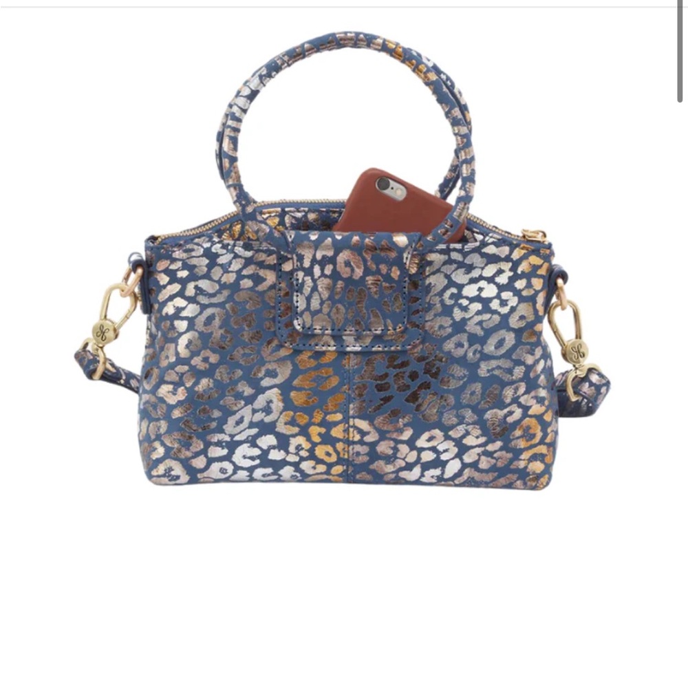 HOBO Sheila Top Zip Crossbody - Mirror Cheetah